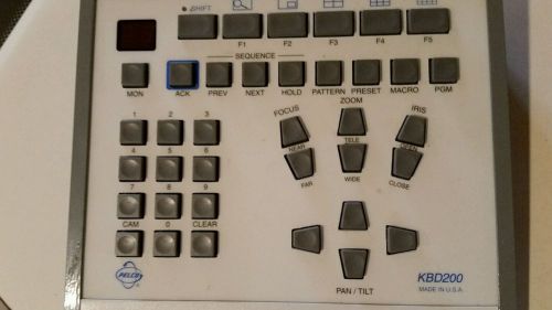 PELCO KBD200 CCTV SECURITY CAMERA CONTROLLER MONITORING KEYBOARD