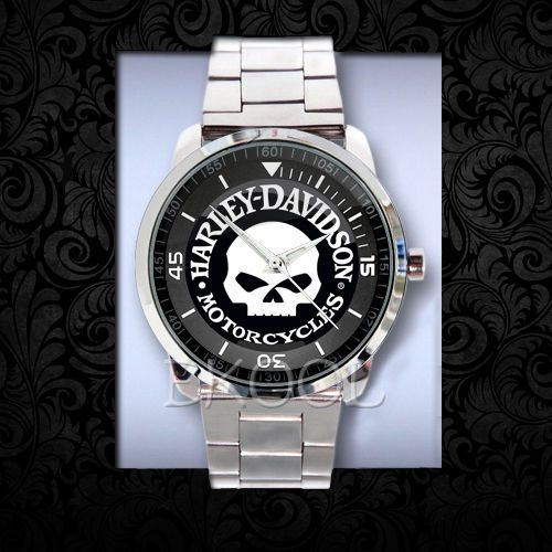 708 Harley Logo Skull Sport Watch New Design On Sport Metal Watch