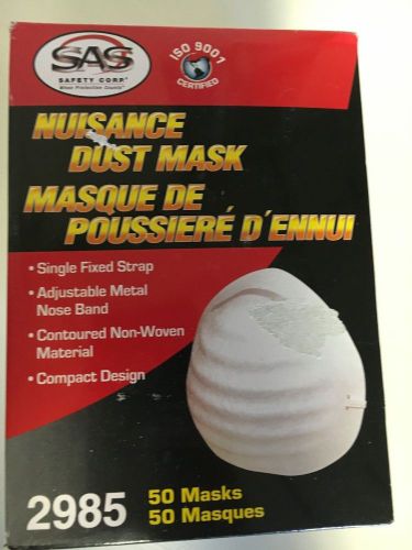 SAS Safety 2985 Non-Toxic Dust Mask Box of 50