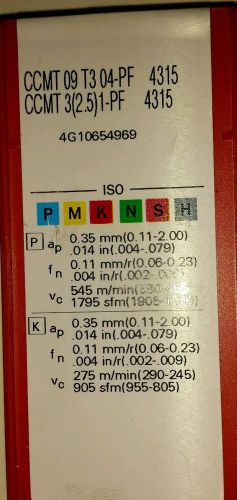 Sandvik  CCMT 3(2.5)1-PF 4315