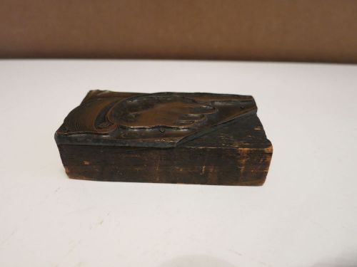 VINTAGE BRASS STAMP &#034;HAND POINTING&#034; Parcel OLD Post Office STAMP Must SEE!