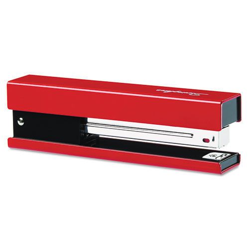 Full Strip Fashion Staplers, 20-Sheet Capacity, Red/Black