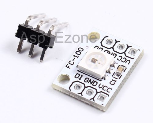 5pcs WS2811 5050 RGB LED Lamp Panel Module 1-Bit 5V Rainbow LED for Arduino