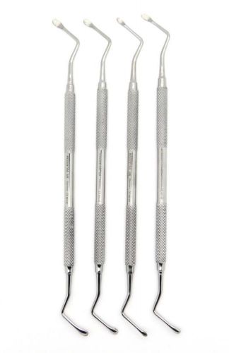 4pcs set premium lucas curettes double ended # 85, 86, 87, 88 dental periodontal for sale