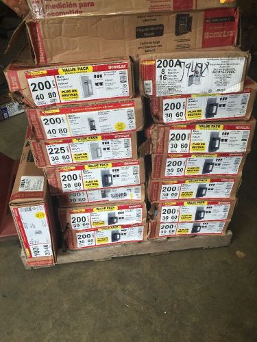 Square D 225,200,125,amp One Lot 30 All New Valu Pk Load Center HOM3060M200PCVP