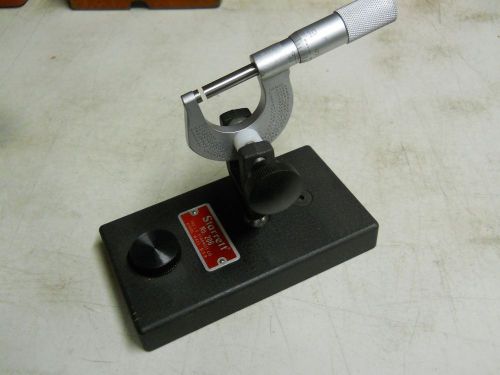 Starrett #206 Outside Micrometer Stand w #230 Micrometer  used
