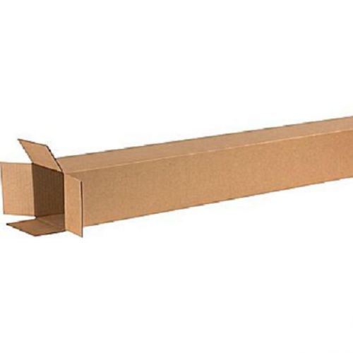 Corrugated cardboard tall shipping storage boxes 6&#034; x 6&#034; x 60&#034; (bundle of 15) for sale