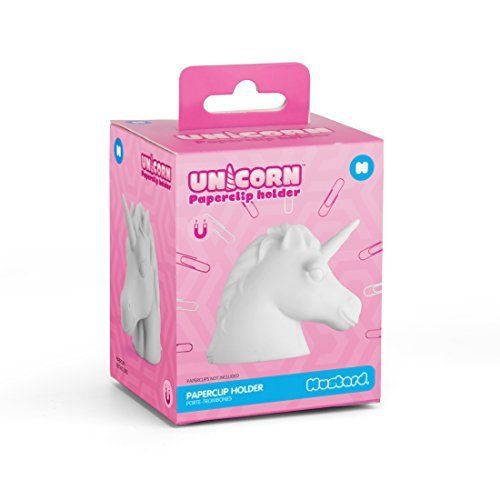 Mustard Unicorn Paperclip Holder M16028C