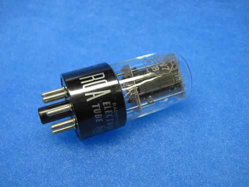 6SN7GTB (6SN7) Vacuum Tube - RCA - USA - 1959 (Black Plates)