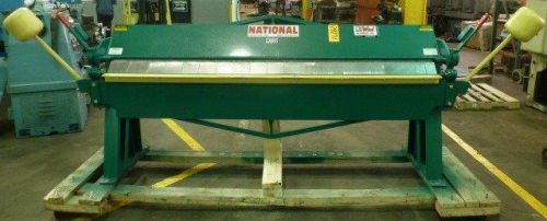 NATIONAL HEAVY DUTY BOX AND PAN BRAKE 14 Ga x 8&#039; U6-9614 NEW (29271)