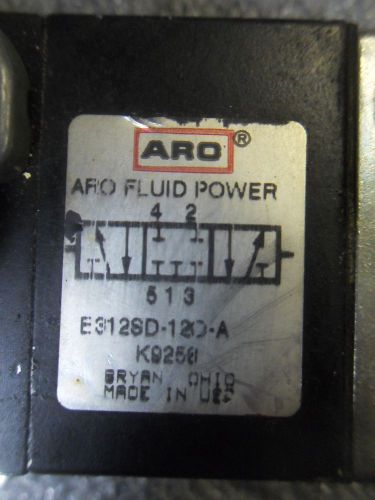 (v48-1) 1 used aro e312sd-120-a pneumatic valve for sale