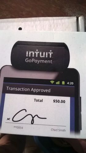 Intuit GoPayMent Mobile Payment Card Reader Credit/Debit Card System