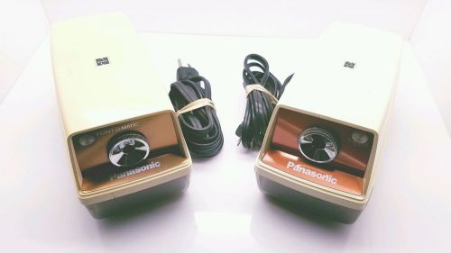 2 Vintage Panasonic Point-O-Matic Model KP-33N &amp; KP-33s  Pencil Sharpeners