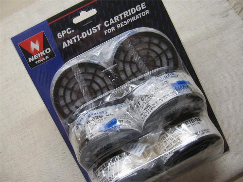 respirator filter 6 Piece Respirator Filter Cartridges Free Shipping USA