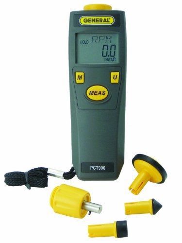 General Tools PCT900 Digital Contact and Non-Contact Tachometer