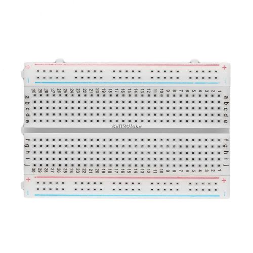 Mini solderless breadboard 400 contacts tie-points universal available new g8 for sale