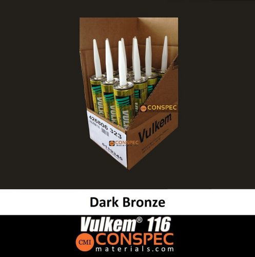 Tremco Vulkem 116 DARK BRONZE Polyurethane 10oz Sealant 12-PACK Caulk Cartridges