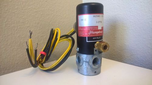 *NEW*HUMPHREY VA250AE2 3 20 External Air Double Solenoid Vacuum Valve 1/4&#034; 24VDC