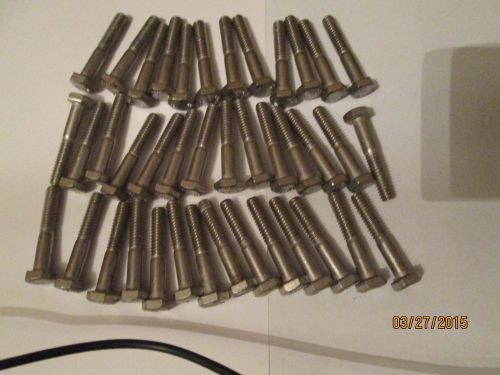 &#034;316&#034; HIGH GRADE Stainless Steel Hex Cap Screws 1/4-16x1&amp;1/2, 40 Pcs. HIGH GRADE