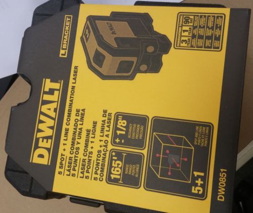 DEWALT US Version DW0851 Combilaser Self-Leveling 5-Spot Beam/Horizontal Laser