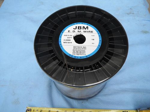 BRASS EDM WIRE (1) ONE 35# SPOOL .010&#034; 25mm SOFT DIN-200 MISTUBISHI SODICK FANUC