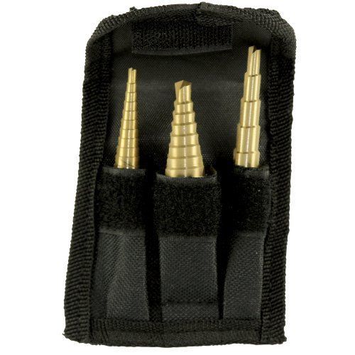 Performance Tool W9003 3-Piece Step Drill Set