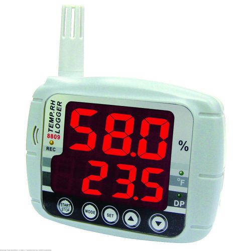 Temperature/humidity monitor data logger for sale