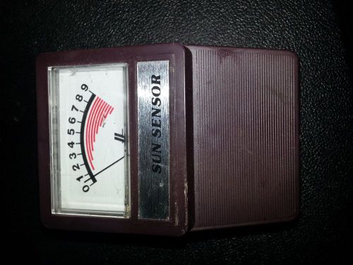 vintage sun sensor, relitive intensity meter, compare solar radiation levels