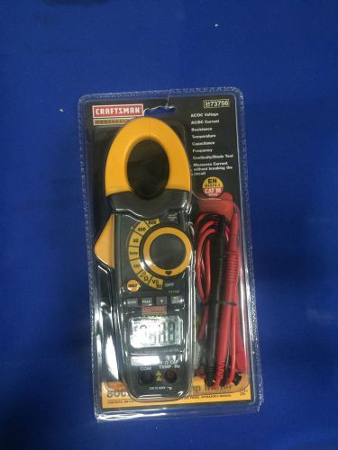 CRAFTSMAN PRO 800A AC/DC CLAMP METER 3473756