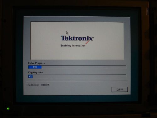 Tektronix operating system restore installation, field adjustment for sale