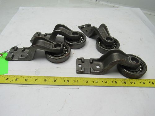 Rapid Industries 1105 03 4&#034; Open Trolley X458 Chain 7-3/16&#034; Drop Lot of 4