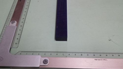 3/4&#034; x 1&#034; x 48&#034;  urethane / polyurethane 90 a dark blue bar p/n 11413 for sale