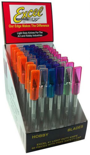 Excel 77001 k1 light duty knife display 60 pieces for sale