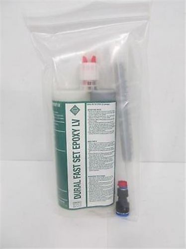 1 Lot of 6 each - Euclid 13.5 fl. oz. Dural Fast Set Epoxy LV Cartridge