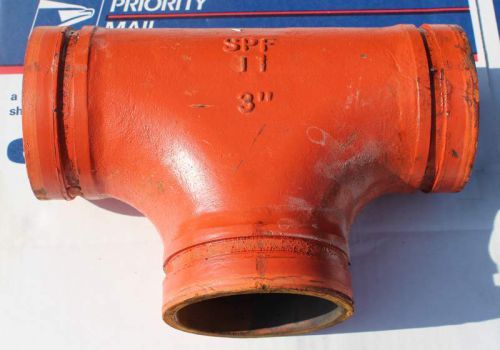 3&#034; Grooved fitting, fire sprinkler SPF