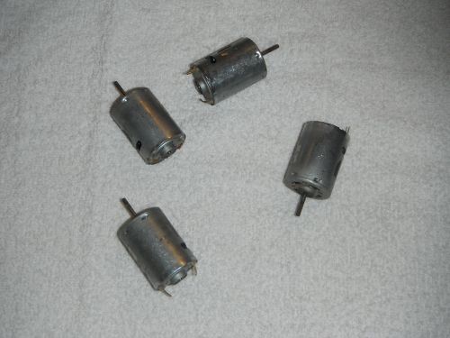 Lot of 4 DC Hobby Motors