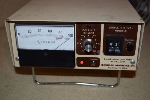 AMERICAN MAGNETICS INC LIQUID HELLIUM LEVEL METER MODEL 130A