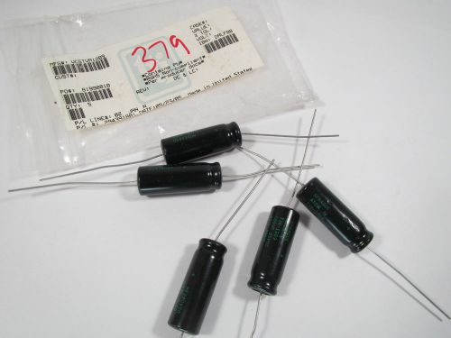 NEW LOT of 5 Sprague ATOM TVA-1209 Capacitor, 500UV, 25VDC, Capacitors LOT USA