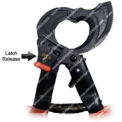 Ratchet cable cutter, professional grade,carbon steel construction,9&#034;,400/600mcm for sale