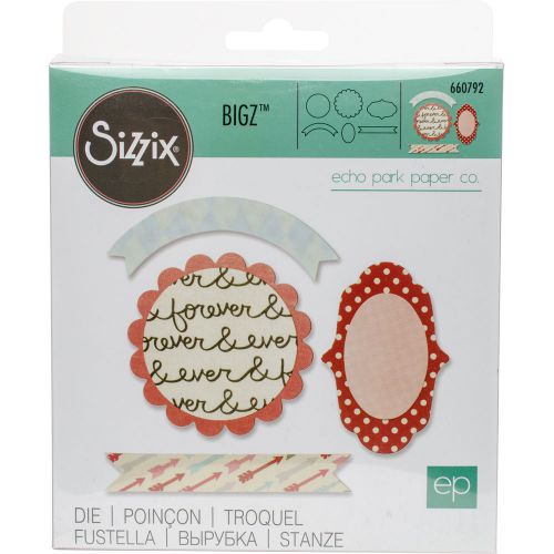 &#034;Sizzix Bigz Die By Echo Park 5.5&#034;&#034;X6&#034;&#034;-Labels #2&#034;