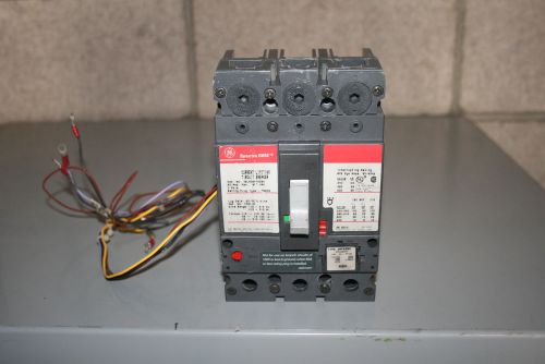 G.e. sel36at060 circuit breaker  with 120v.shunt and bell alarm for sale