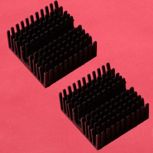 2PCS 3M8810 IC Heat sink Aluminum 23X23X10MM Cooling Fin ADHESIVE 23*23*10MM