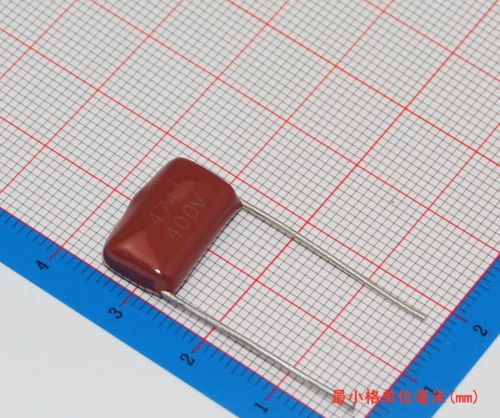 200pcs CBB 470nF (474) ±5% 400V 15mm Through Hole Polypropylene Film Capacitors