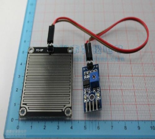 Arduino  Raindrops Detection sensor modue rain module weather module Humidity 1