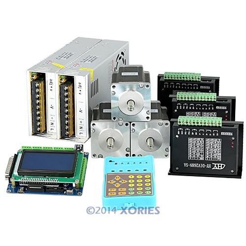 4 nm nema24 stepper motor cnc kit 3 axis 5a tb6600hg stepper driver 36v 10a ps for sale