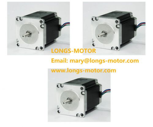 ?German Ship?3 pcs Nema 23 stepper motor 270 oz.in=1.9NM ,3A 23HS8430 bipolar