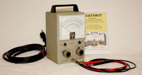 Heathkit im-18 vacuum tube voltmeter refurbished upgraded calibrated guaranteed for sale