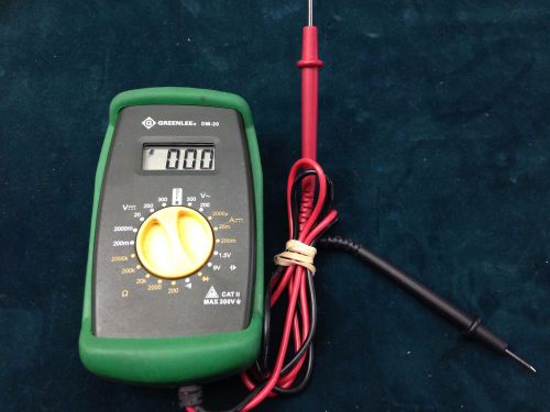 GreenLee DM-20 Multimeter Tester