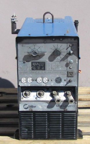 Miller legend gas powered ac/dc arc welder generator onan 18hp engine for sale