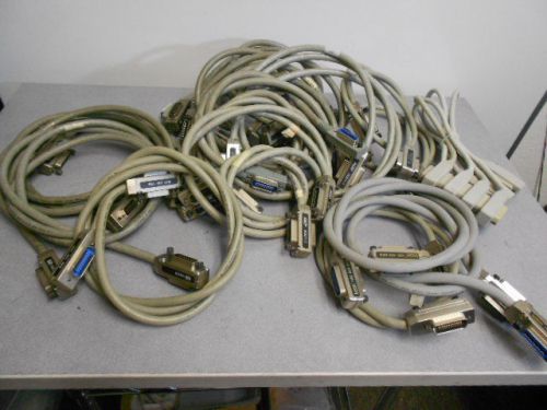 National-HP-LOOM-AMP &amp; Belden GPIB 1FT, 3FT &amp; 6FT CABLES (Lot of 25)